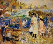Auguste renoir, Enfants au bord de la mer a Guernsey